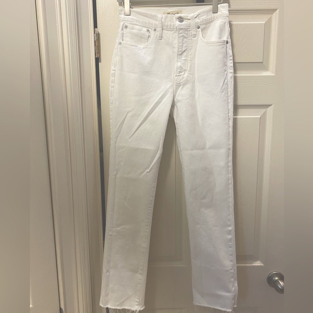 Madewell Perfect Vintage White Jeans